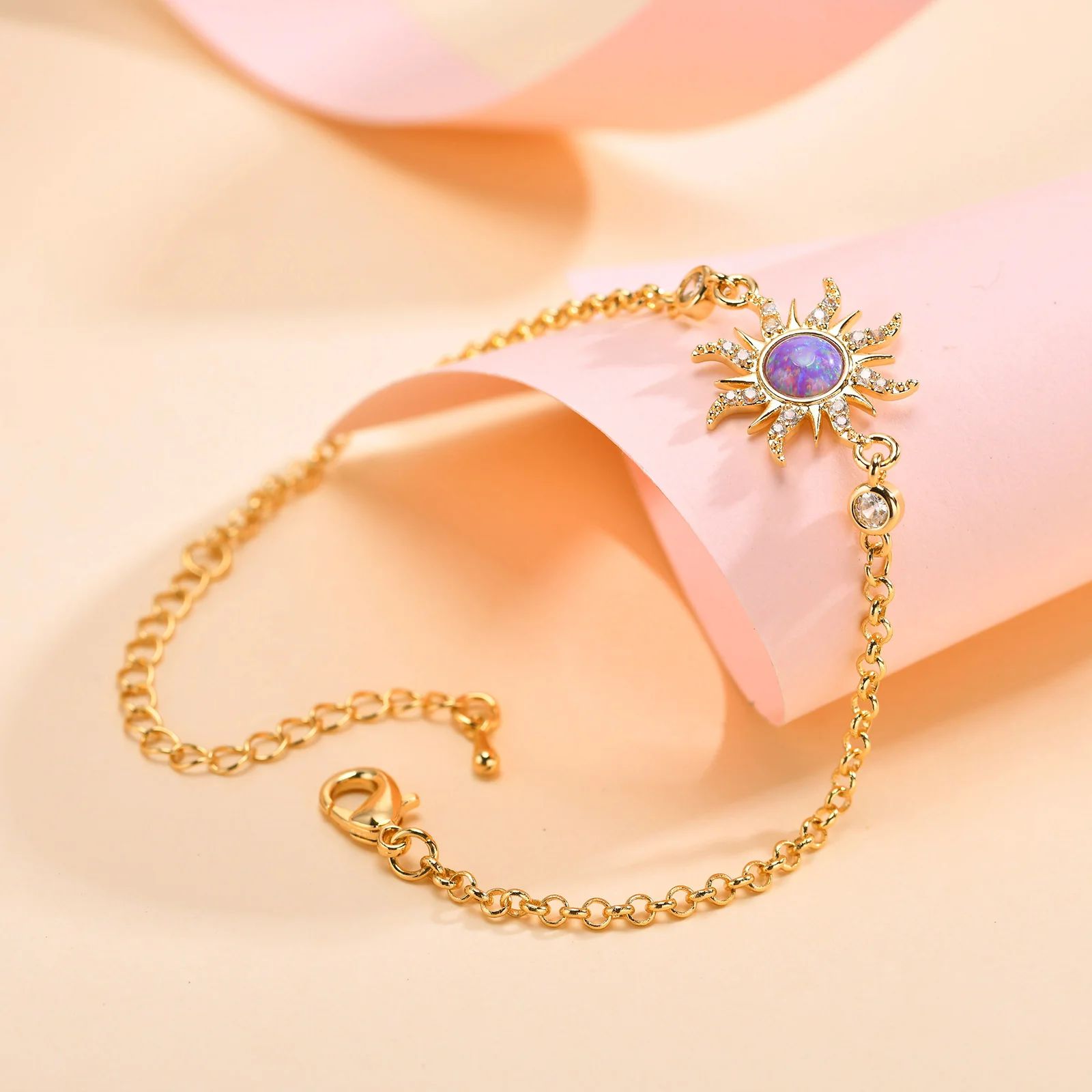 Rapunzel Sunburst Opal Bracelet