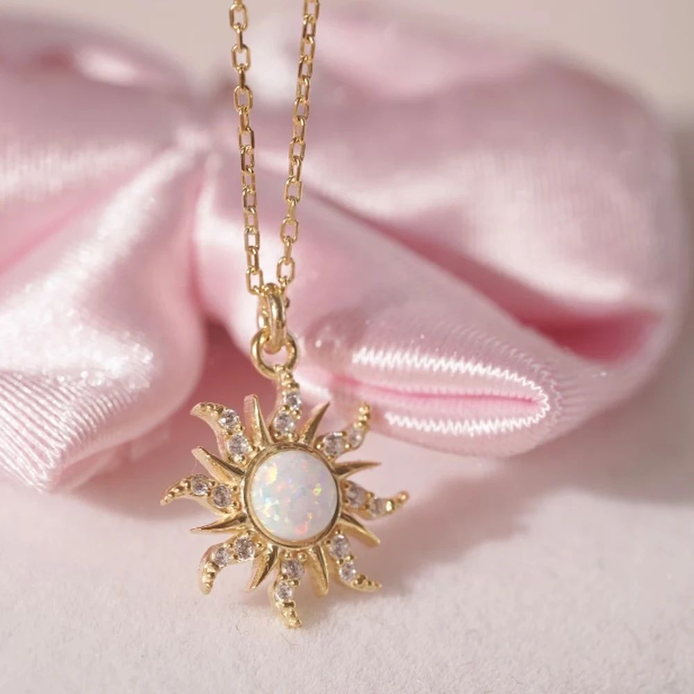 Rapunzel Sunburst Pendant Necklace